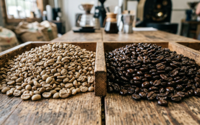 The roasting process dramatically alters the chemical composition of coffee beans, creating distinct health profiles for light and dark roasts.